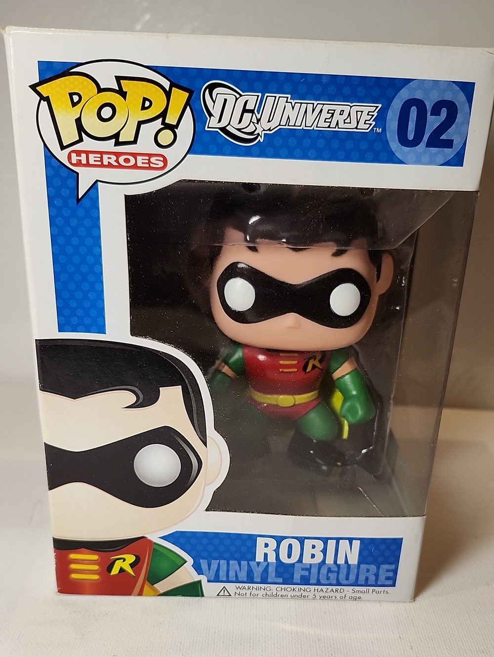 New Funko Pop Robin Vinyl Figure - Green & Red Dc Universe 02